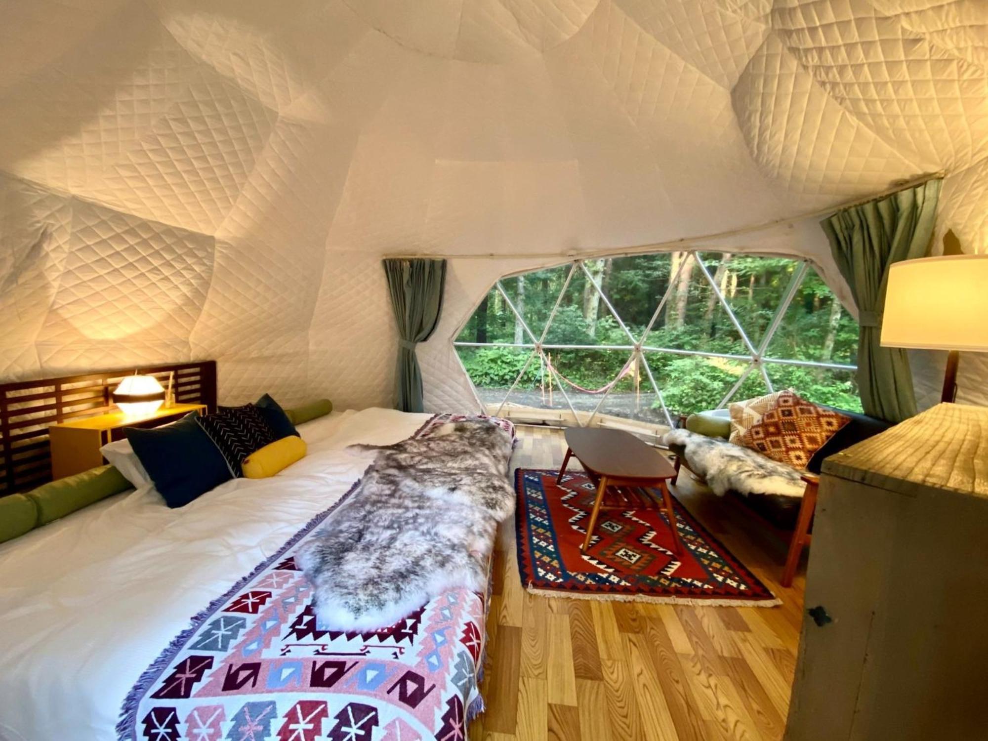 Glamping Villa Hanz Kawaguchiko Fujikawaguchiko Exterior foto